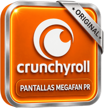 CRUNCHYROLL MEGAFAN 1 MES PANTALLAS