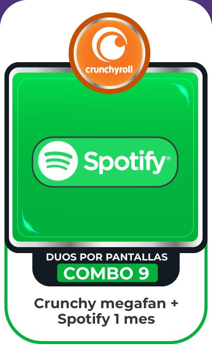 COMBO CRUNCHY MEGAFAN OR - SPOTIFY 1 MES