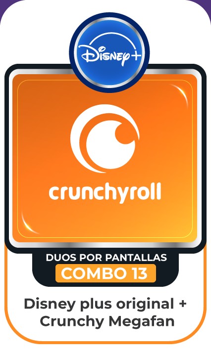 COMBO DISNEY PLUS OR - CRUNCHY MEGAFAN OR
