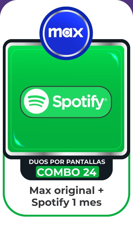 COMBO HBO MAX ORG - SPOTIFY 1 MES