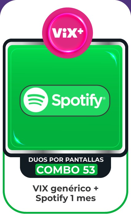 COMBO VIX GEN - SPOTIFY 1 MES